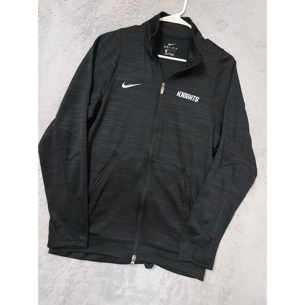 UCF Knights Jacket Mens Medium Nike Pullover NCAA Dri Fit Full Zip Lightweight